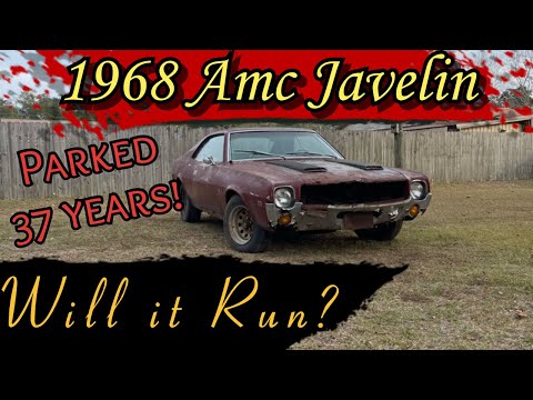 ABANDONED 1968 AMC Javelin - Will It RUN after 37 YEARS?