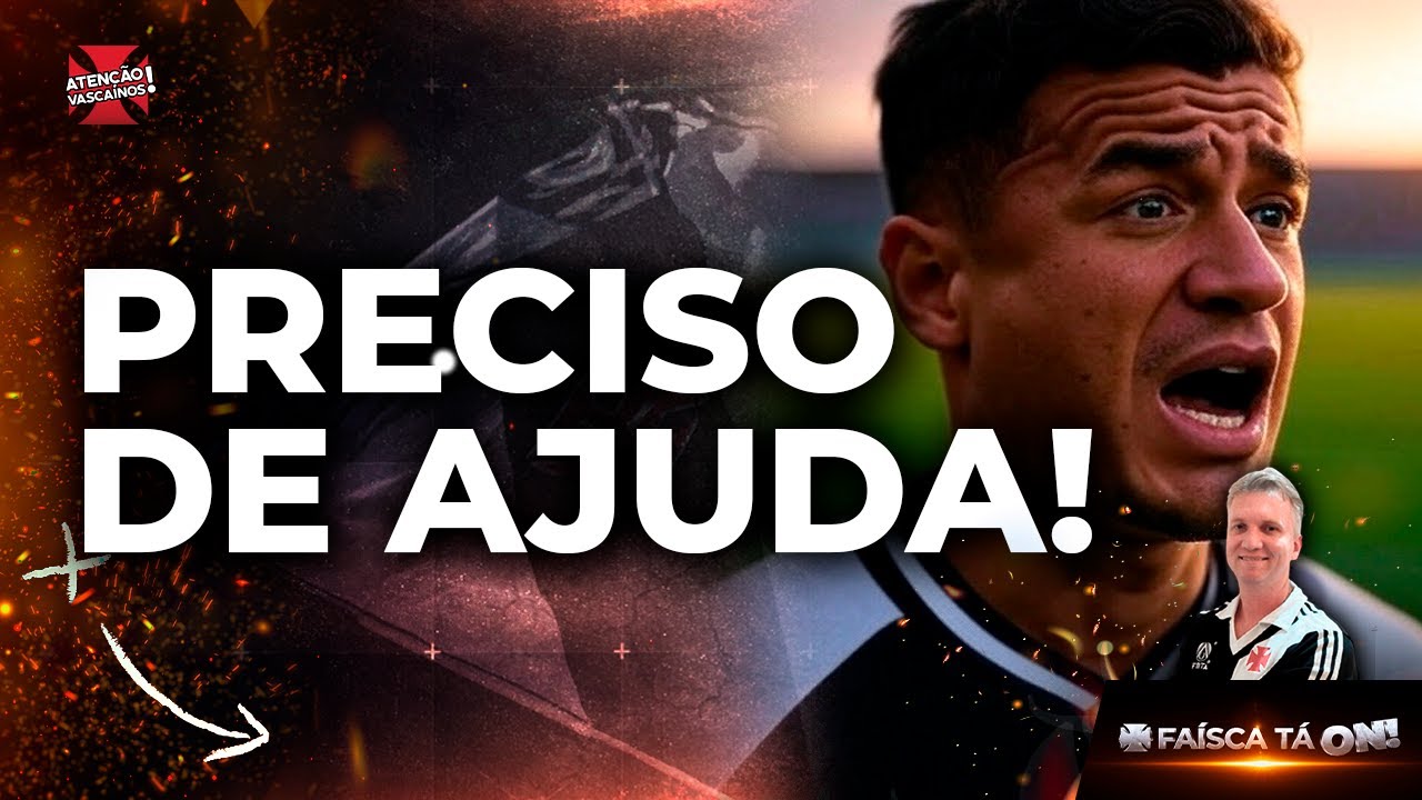 VASCO TEM MUITA DIFICULDADE NA FASE OFENSIVA. COUTINHO NÃO CONSEGUE DIALOGAR COM NINGUÉM!