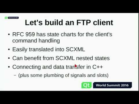 QtWS16- Qt SCXML: State Machines Made Easier, Ulf Hermann, The Qt Company