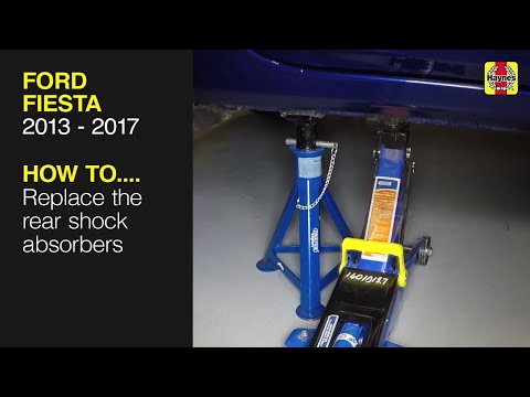 Ford Fiesta (2013 - 2017) - Replace the rear shock absorbers