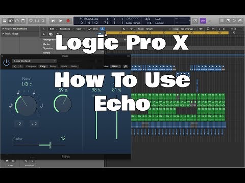 Logic Pro X - How To Use The 'Echo' Plug-in