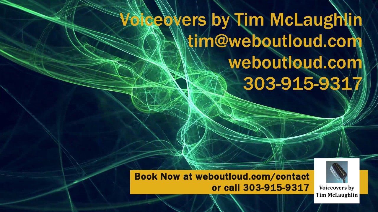 Promotional video thumbnail 3 for Voiceovers by Tim McLaughlin