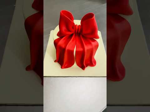 how to make a large easy fondant bow tutorial let’s make 😍#artist  #shorts #fondant #trending