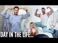 BODYBUILDER DAY IN THE LIFE | EVERYTHING I DO ON MY REST DAYS...