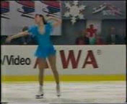 1992 EUROPEANS : LAETITIA HUBERT FP