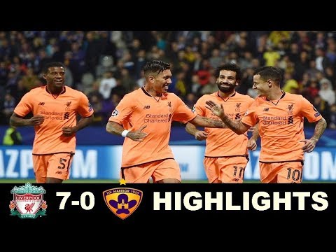 Maribor vs Liverpool 0-7  Extended Highlights - Champions League 17/10/2017