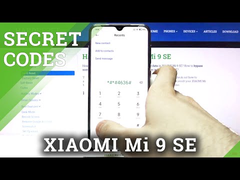 Secret Codes XIAOMI Mi 9 SE – Hidden Options / Hidden Modes
