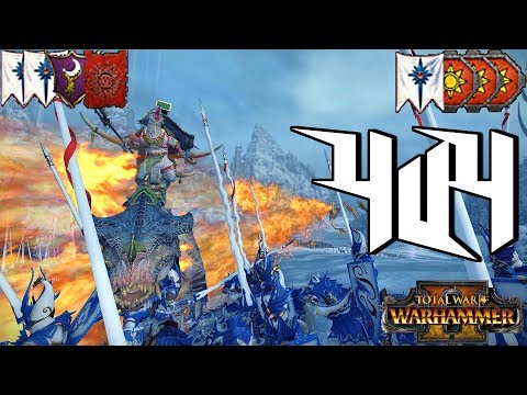--WINTER ROYALE-- Warhammer II Total War 4v4 Multiplayer Battle
