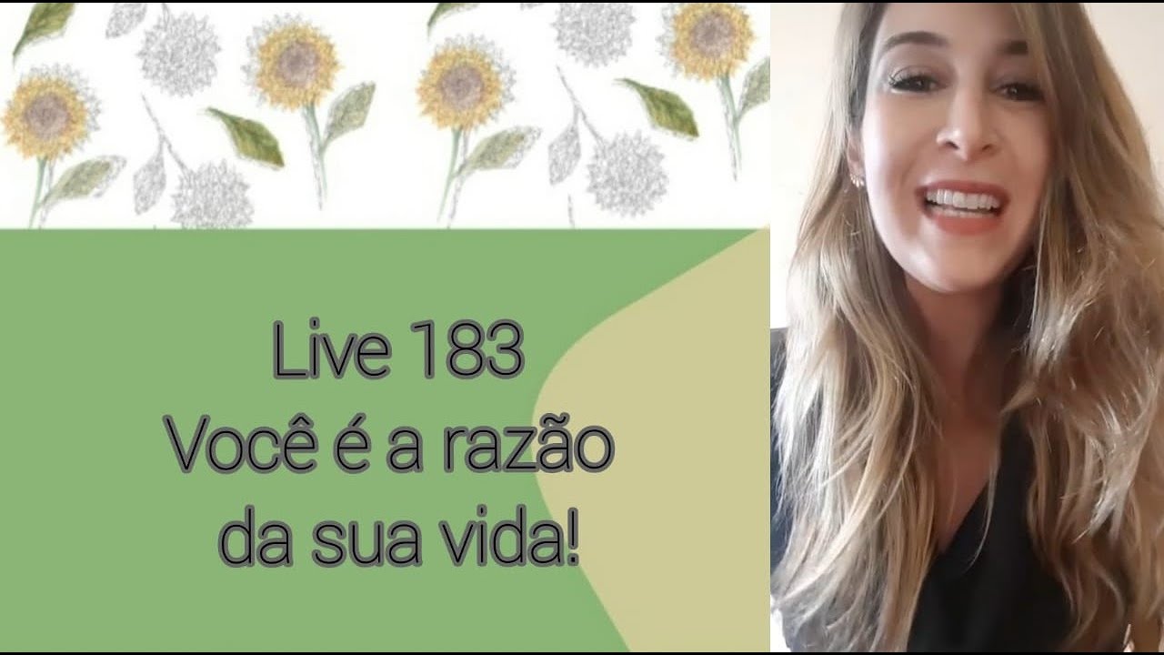 VOCÊ É A RAZÃO DA SUA VIDA!