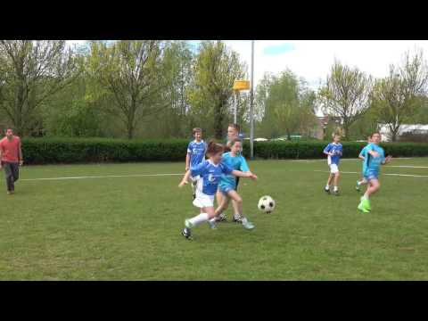 Korfbal U12 Appels - Sint Gillis Waas 22-4-2017