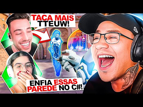 Tiltando STREAMERS com a NOVA AGENTE do VALORANT!