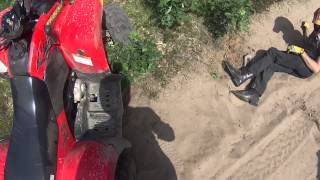 preview picture of video 'ATV Crash Leota Michigan as seen by DadCam'