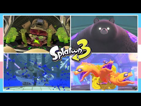 All Boss Battle Rematches In Splatoon 3 *Story Mode*