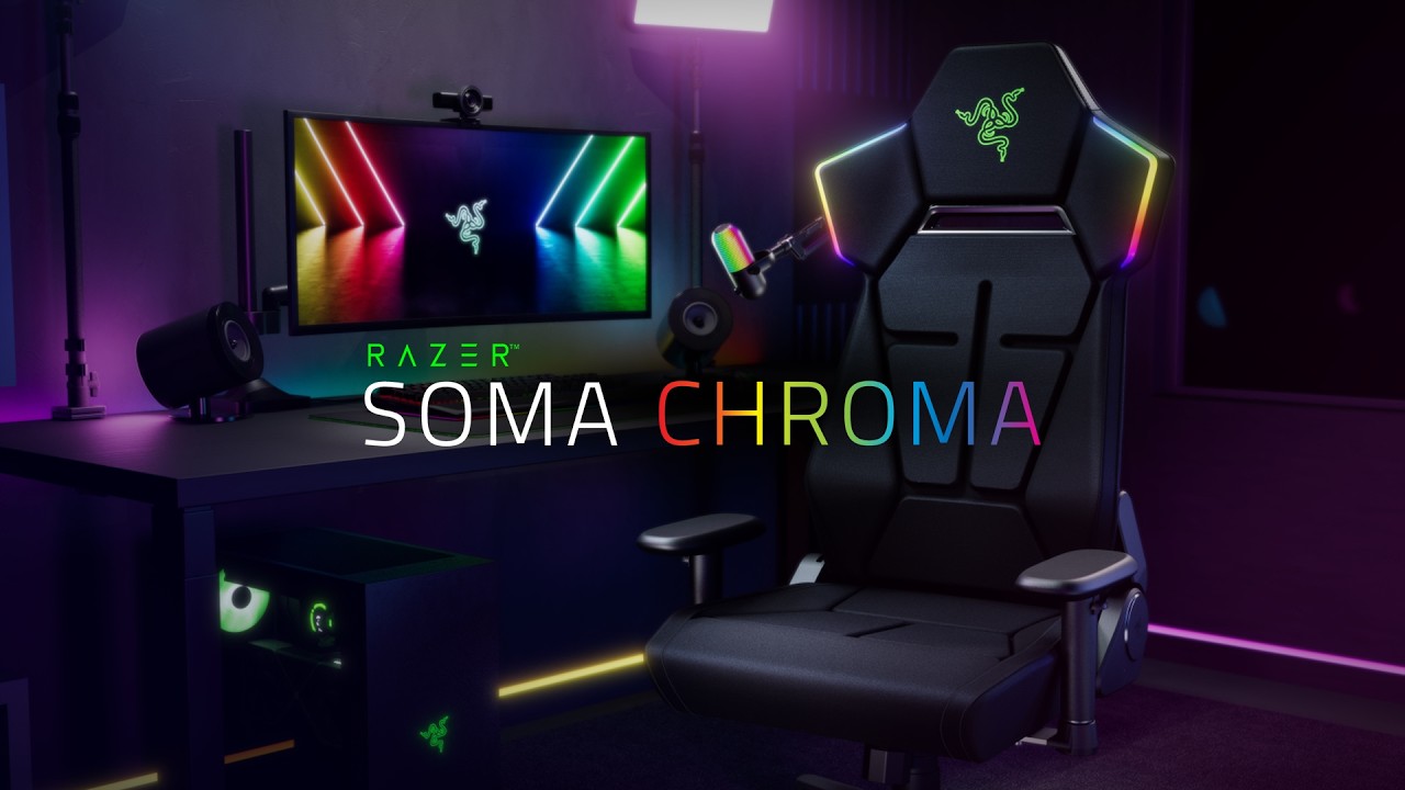 Razer Soma Chroma | The First Razer Chroma RGB Gaming Chair