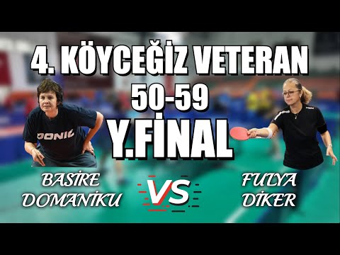 Köyceğiz Veteran 50-59 Yarı Final | Basire Domaniku - Fulya Diker