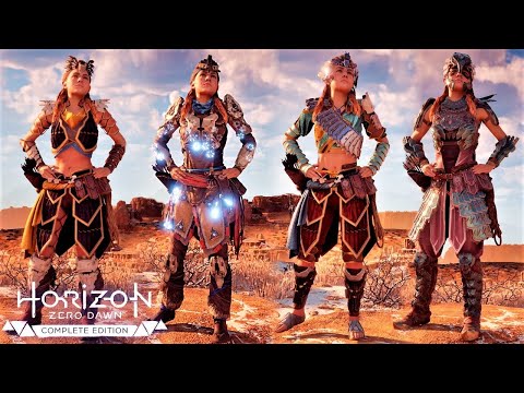 Horizon Zero Dawn Complete Edition | All Very Rare Outfits Showcase in 4K | 2024