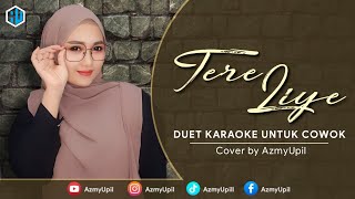 Download lagu TERE LIYE - ( Veer Zara ) || KARAOKE DUET UNTUK COWOK - AZMYUPIL mp3
