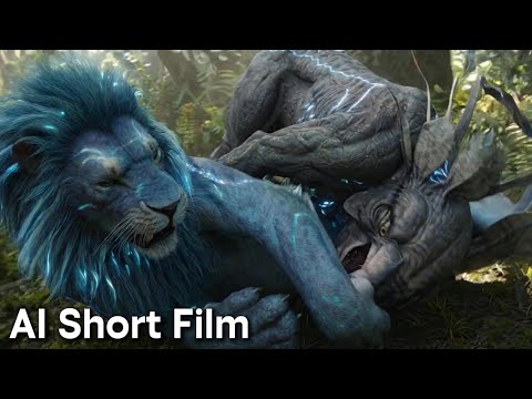 Simba Na’vi vs Black Thanator – Alien Jungle Saga (Avatar-Style) | AI Short Film
