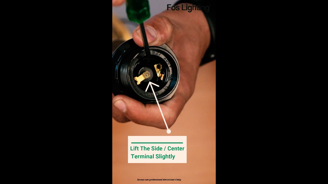 Fos Lighting, How To Fix Non Working E27  Light Bulb Socket  ~ Lights Not Working