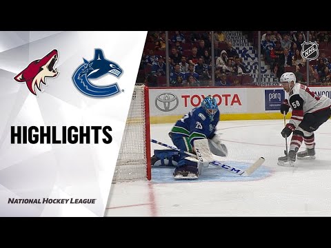 09/26/19 凝縮された試合。コヨーテ@カナックス (09/26/19 Condensed Game: Coyotes @ Canucks)
