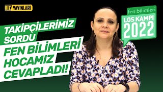 2022 LGS Fen Konuları Neler? Fen Nasıl Fullenir? Esra Çevik Öğüt ile Soru - Cevap #lgs2022