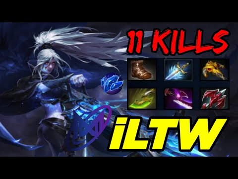 iLTW - DROW RANGER WITH SILVER EDGE 11 KILLS - DOTA 2 PRO PLAYER GAMEPLAY