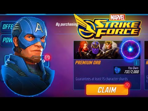 25x PREMIUM ORB OPENING! - MARVEL Strike Force