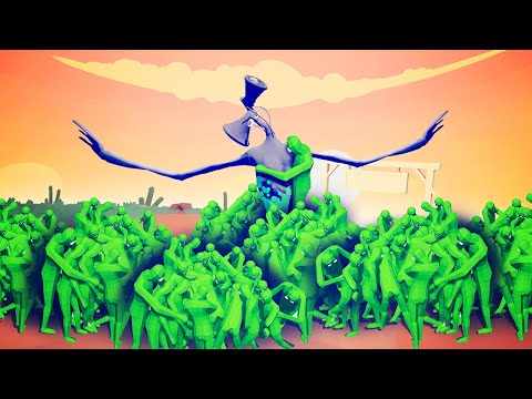 TABS - Actual ZOMBIE SIREN HEAD in Totally Accurate Battle Simulator!