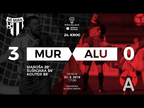 24.krog: Mura - Aluminij 3:0 ; Prva liga Telekom Slovenije 2018/2019