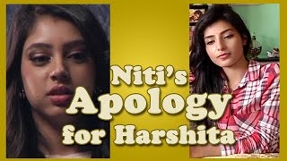 Niti aka Nandani of Kaisi Yeh Yaariyan says SORRY to Harshita aka Sanyukta of SHQ on behalf of FANS video