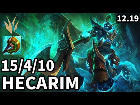 Hecarim Jungle vs Kindred - Ranked Challenger - Patch KR 12.19