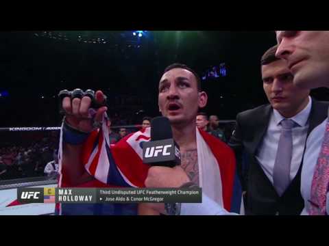 UFC 212: Max Holloway Octagon Interview