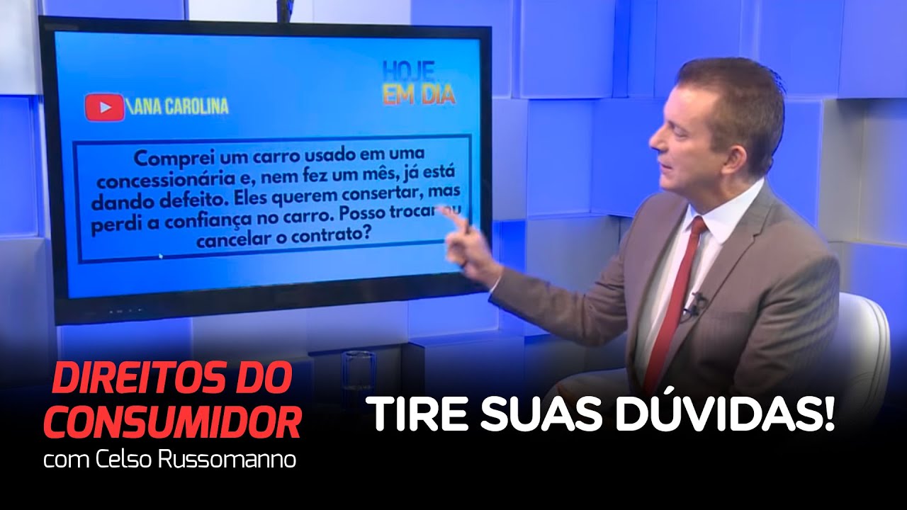 Tire suas dúvidas sobre direitos do consumidor com Celso Russomanno