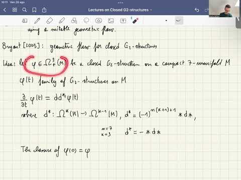 Alberto Raffero 4 - Lectures on closed G_2 structures