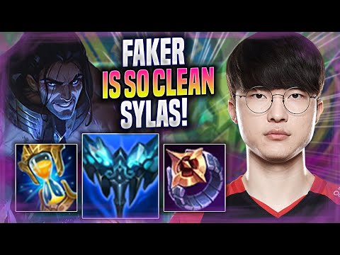 FAKER IS SO CLEAN WITH SYLAS! - T1 Faker Plays Sylas MID vs Ahri! | Season 2022
