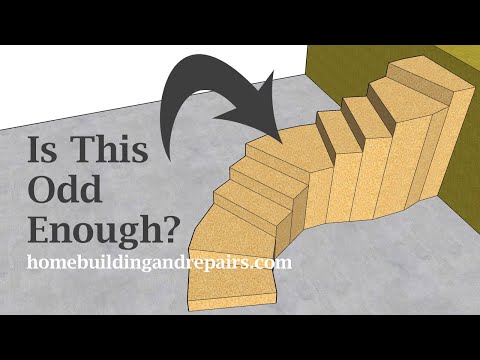 A Few More Ideas To Help You Calculate Risers In Stairs With Odd Shapes - Educational Tutorial