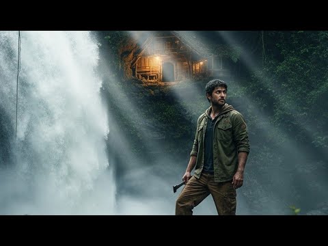 Build Hidden Waterfall Cave House From Jungle Survival | Step-by-Step Real Adventure