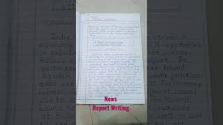 News Report Writing|English Writing Skills 10th| Subscribe for More