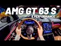 2026 Mercedes AMG GT 63 S E PERFORMANCE POV Night Drive