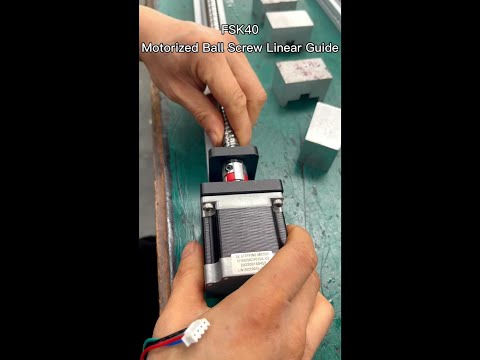 Assembly Live - Motorized Ball Screw Linear Guide