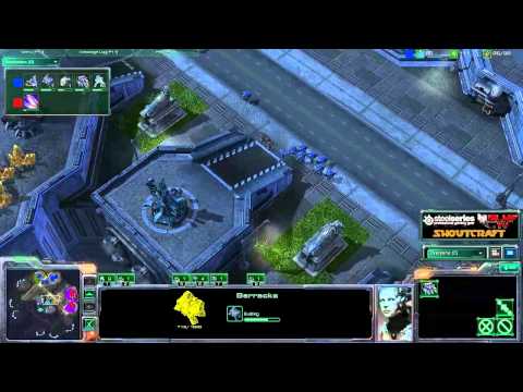 SHOUTcraft: Match 1 - Dimaga (Z) vs Fenix (T) - Cast by TotalBiscuit and Scan