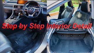 How To Deep Clean Car Interior: A Step-by-Step Guide | Lexus RX (Vlog 60)