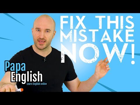 別再錯了！最常見的英文文法錯誤！(Most Common Grammar Mistake Ever!! Don't Do This!)