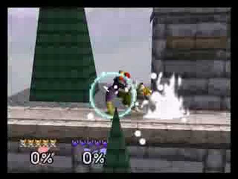 SSB64: [Fox] Shield Breaker Combos