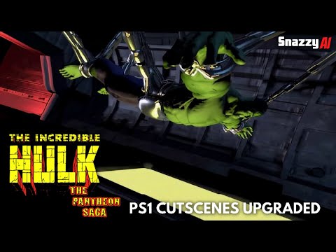 The Incredible Hulk: Pantheon Saga PS1 Cutscenes | Upgraded to 1080P 30FPS