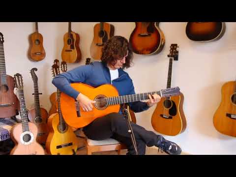 Hermanos Conde 1968 media luna made by Faustino Conde - spectacular sounding guitar - plays amazing - check video! image 20