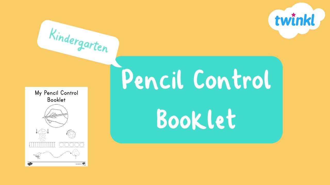 Pencil Control Booklet | Fine Motor Activities | Twinkl USA