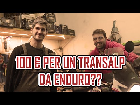 100€ TO TRANSFORM A HONDA TRANSALP FOR ENDURO? FANG-ARAGE!