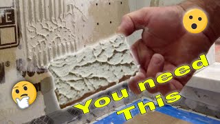 Subway tile dos and don&#39;ts. Specifically back buttering.