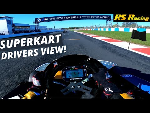 250 SUPERKART - DRIVERS EYE VIEW!! Donnington Park, Rob Stubbs - 250 Superkart